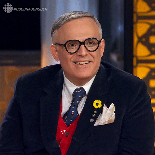 Dragons Den Smile GIF by CBC