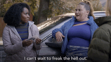 Excited Episode 9 GIF by Freeform's Single Drunk Female