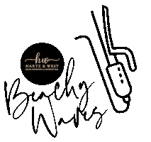 Hair Salon Extensions Sticker by Hartz & West