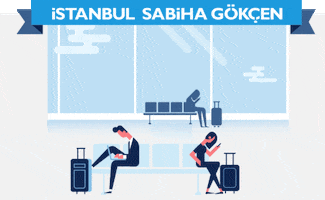 Travel Landing GIF by Sabiha Gökçen Havalimanı