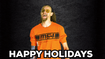 Happy Holidays Garrett Hunter GIF by Mega 64