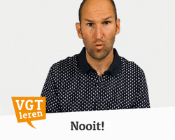Gebaren Nooit GIF by VGT Leren