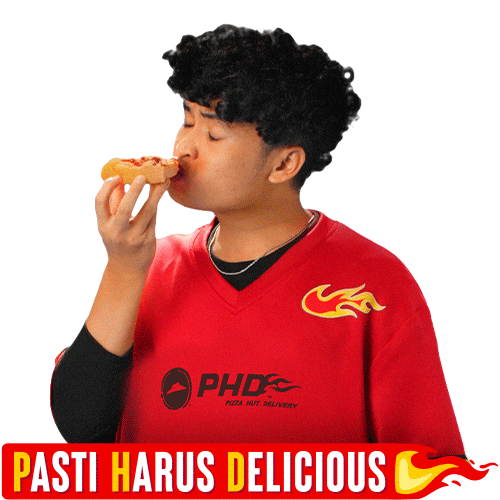 Pizza Eat Sticker by PizzaHutID
