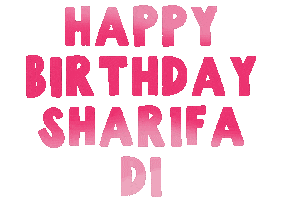 Happy Birthday Pink Sticker