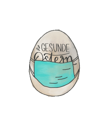 Corona Happy Easter Sticker by Isarsparer