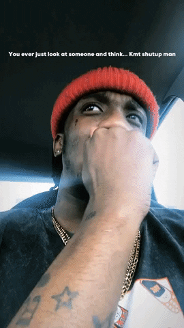 Thinking Shut Up GIF by Levelle London