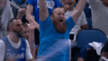 Excited Nba Playoffs GIF by NBA