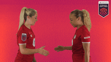 Womens Football Handshake GIF by Barclays FAWSL