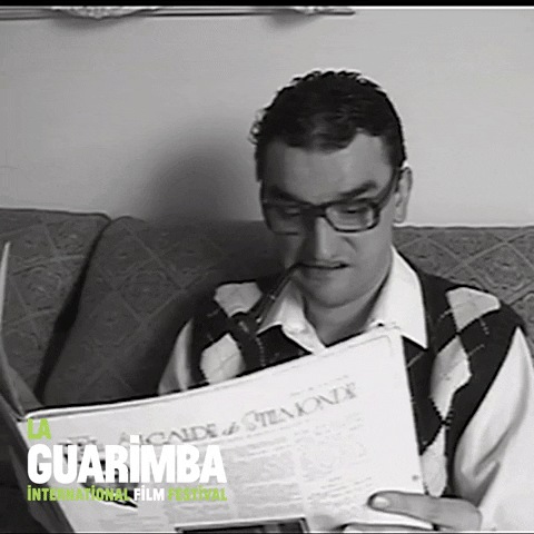 Black And White Reaction GIF by La Guarimba Film Festival