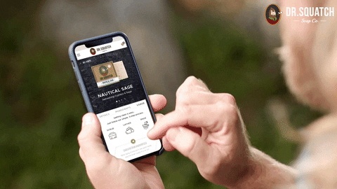 Smartphone Scrolling GIF by DrSquatchSoapCo - Find & Share on GIPHY