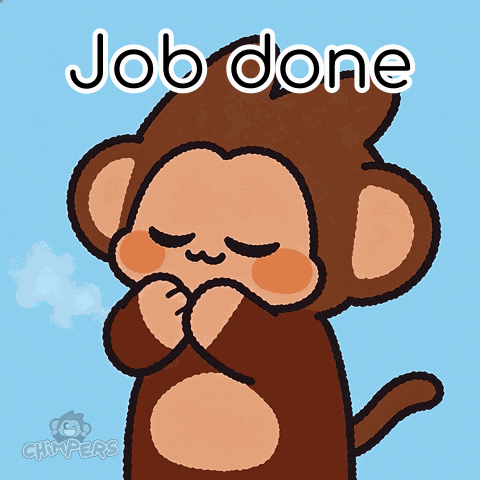 No Problem Success GIF by Chimpers