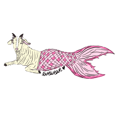 Pink Fish Sticker by Evewear