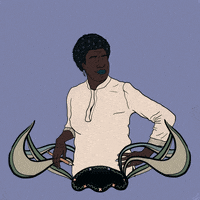 Science Fiction Black History Month GIF by Leeyamakesnoise