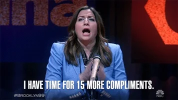 nbc compliment me GIF by Brooklyn Nine-Nine