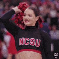 Cheer Wolfpack GIF by NC State Athletics