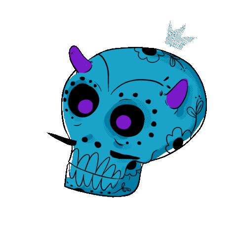 Skull Sticker