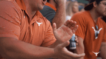 Football Clapping GIF by Texas Longhorns