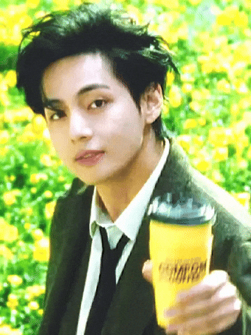 Kim Taehyung Coffee GIF