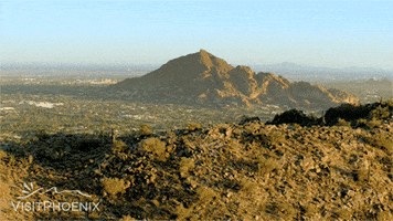 VisitPhoenix desert mountains arizona phoenix GIF