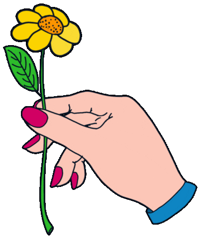 Pink Flower Sticker by Digitalgefluester