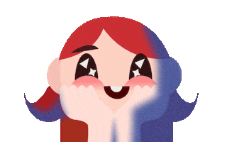 Happy Girl Sticker