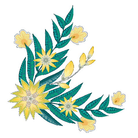 Flower Jungle Sticker