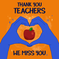 We Miss You Teachers Day GIF by INTO ACTION
