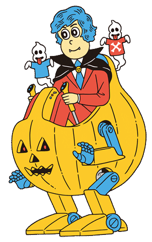 Halloween Skull Sticker by JUN OSON