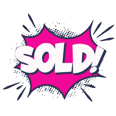 Sold Sticker by Ulka Rocks