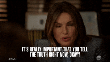 Olivia Benson Truth GIF by Law & Order