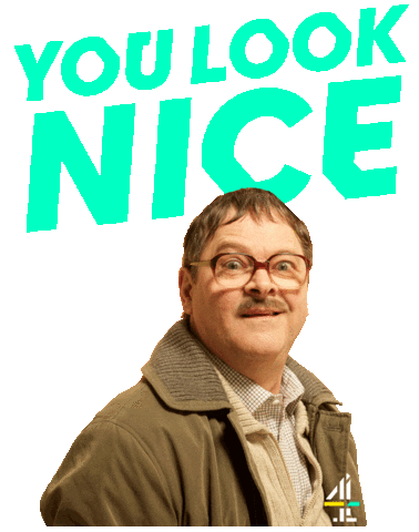 You Look Nice Friday Night Dinner Sticker by Channel 4