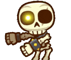Clash Royale Skeleton Sticker