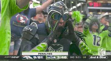 Yell Seattle Seahawks GIF by NFL
