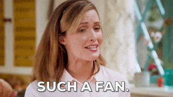 rose byrne huge fan GIF by truTV’s At Home with Amy Sedaris