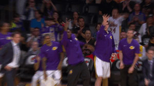 los angeles lakers wow GIF by NBA