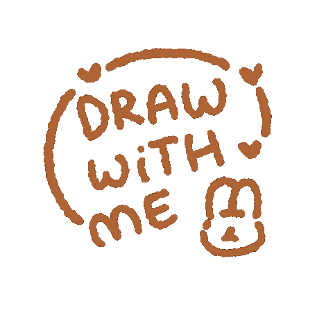 Art Draw With Me Sticker by moonie coco