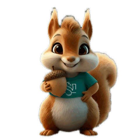 Squirrel Nut Sticker by NarvenTermal