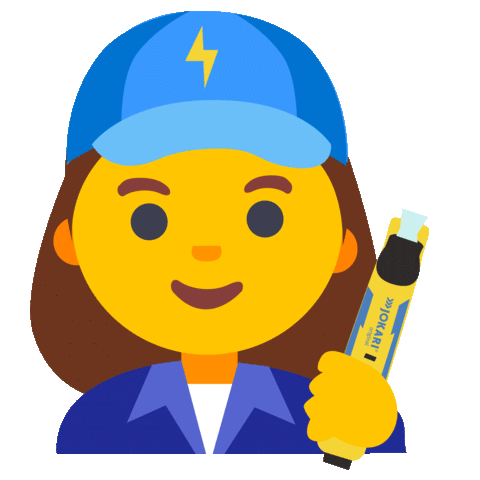 Emoji Worker Sticker