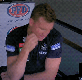 angry GIF by CollingwoodFC