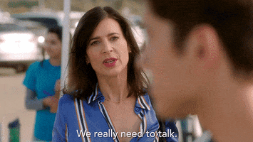 we need to talk drama GIF by Famous in Love