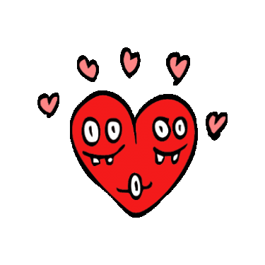 Love You Heart Sticker
