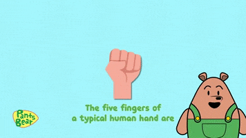 Learn English Finger GIF