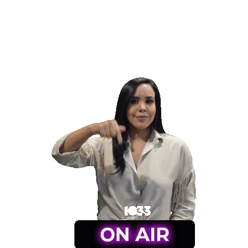 On Air Radio Sticker by 103.3 FM