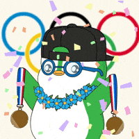 Olympic Games Sport GIF by Pudgy Penguins