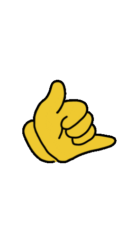 Hand Hang Loose Sticker by Ela Miranda
