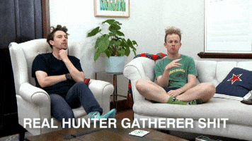 Gather Hunter Gatherer GIF by Gogglebox Australia