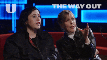 Mel Giedroyc Bae GIF