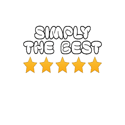 The Best Five Stars Sticker