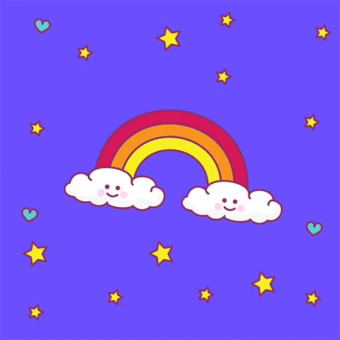 animation rainbow GIF by Jessica Lau