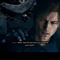 Resident Evil Leon Kennedy GIF